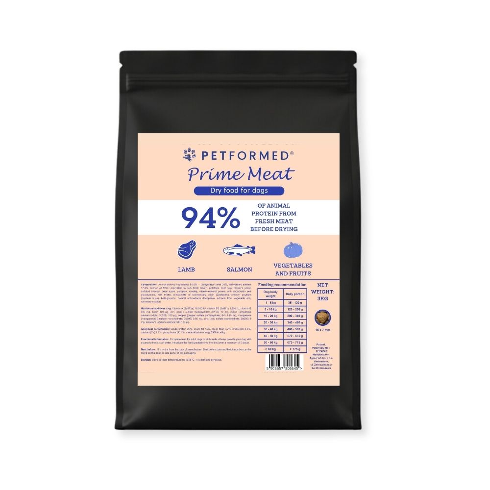 OSTATECZNA MINIATURKA 1 ESP Pienso Petformed Prime Meat – Cordero con salmón - Imagen 1