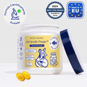 Vet-Grade Omega — aceite de pescado con omega-3 para perros