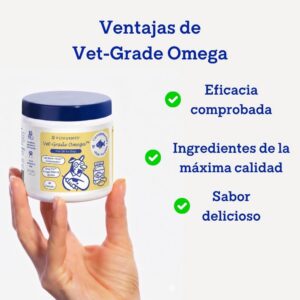 Vet-Grade Omega — aceite de pescado con omega-3 para perros - Imagen 3