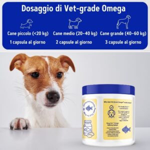 Vet-Grade Omega — olio di pesce con omega-3 per cani - immagine 7