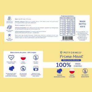 Mokra karma Petformed Prime Meat – 100% Indyka - obrazek 4