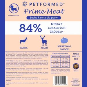 Karma Petformed Prime Meat Dziczyzna - Dla małych psów - obrazek 4