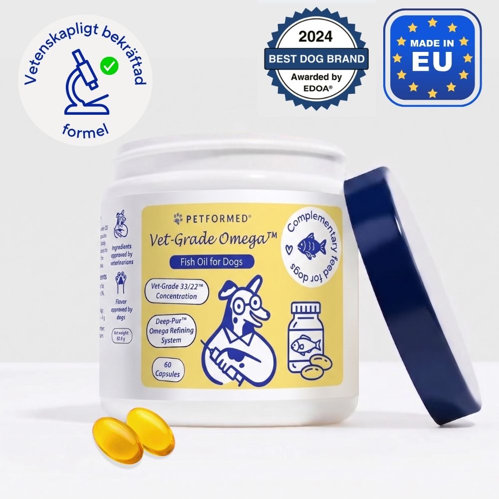 SE 1. Vet-Grade Omega Miniaturka Vet-Grade Omega – fiskolja med omega 3 för hund - Bild 1